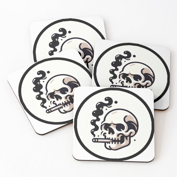 Item preview, Skull Smoking A Cigarette designed and sold by TheRumblingNerd.