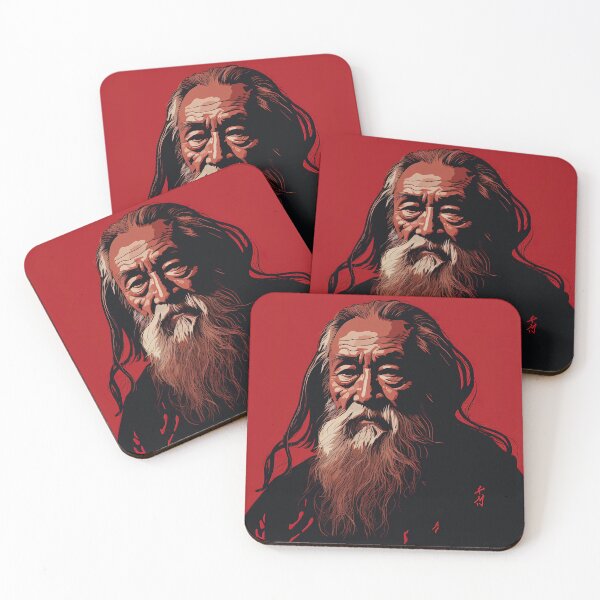 Item preview, Laozi | Red minimalism designed and sold by ComicsFactory.