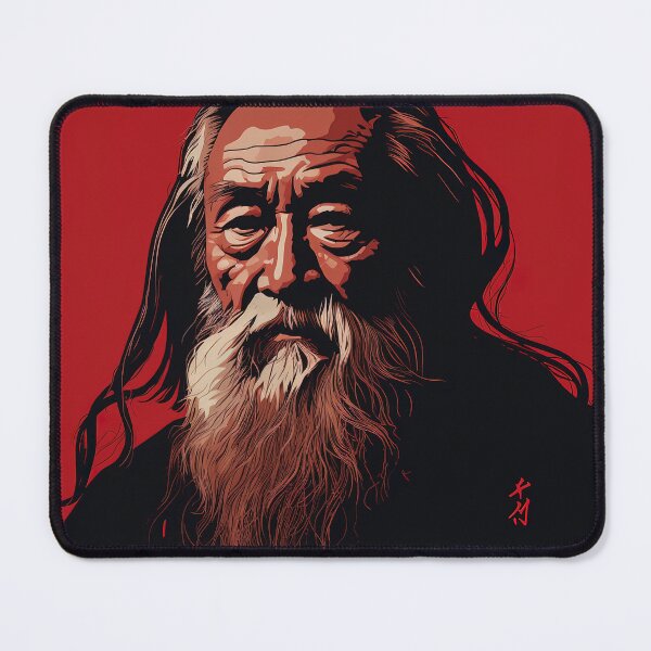 Item preview, Laozi | Red minimalism designed and sold by ComicsFactory.