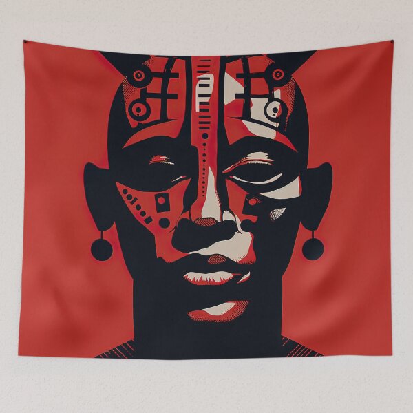 Item preview, Legba | Red minimalism designed and sold by ComicsFactory.