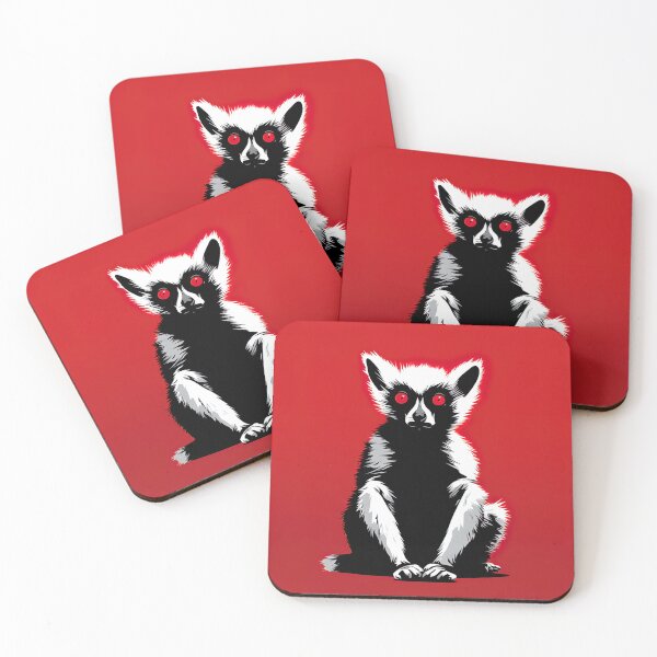 Item preview, Lemur | Red minimalism designed and sold by ComicsFactory.