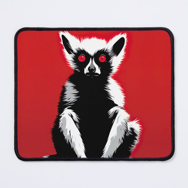Item preview, Lemur | Red minimalism designed and sold by ComicsFactory.