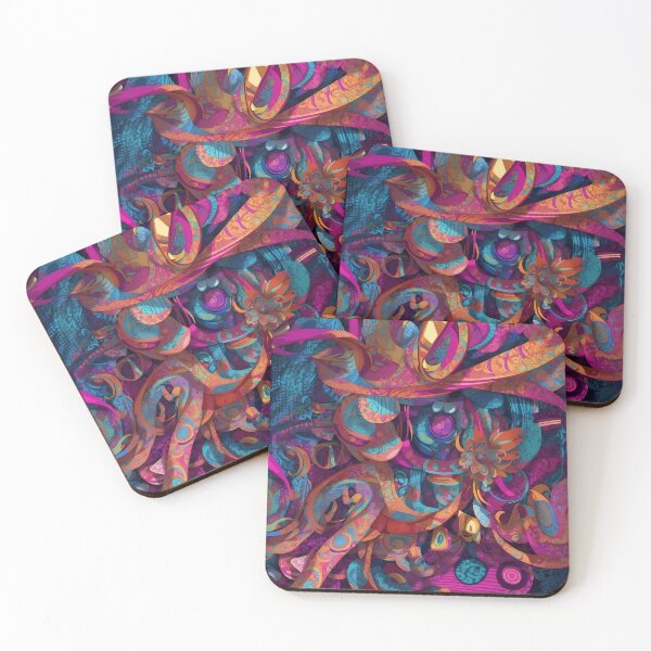 Item preview, Kaleidoscopic Dreamscape: Vivid Abstract Pattern Fusion designed and sold by ArtComixHaven.