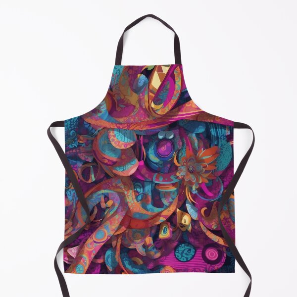 Item preview, Kaleidoscopic Dreamscape: Vivid Abstract Pattern Fusion designed and sold by ArtComixHaven.
