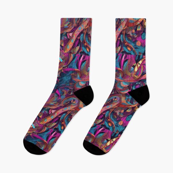 Item preview, Kaleidoscopic Dreamscape: Vivid Abstract Pattern Fusion designed and sold by ArtComixHaven.