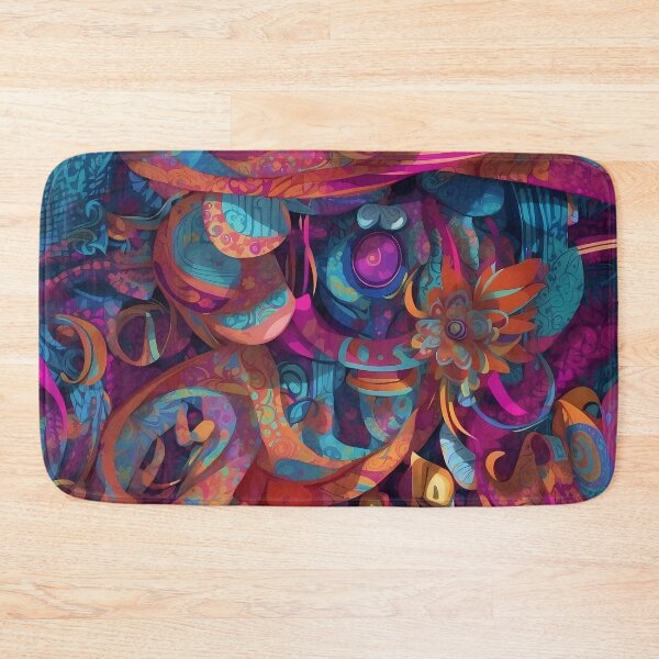 Item preview, Kaleidoscopic Dreamscape: Vivid Abstract Pattern Fusion designed and sold by ArtComixHaven.