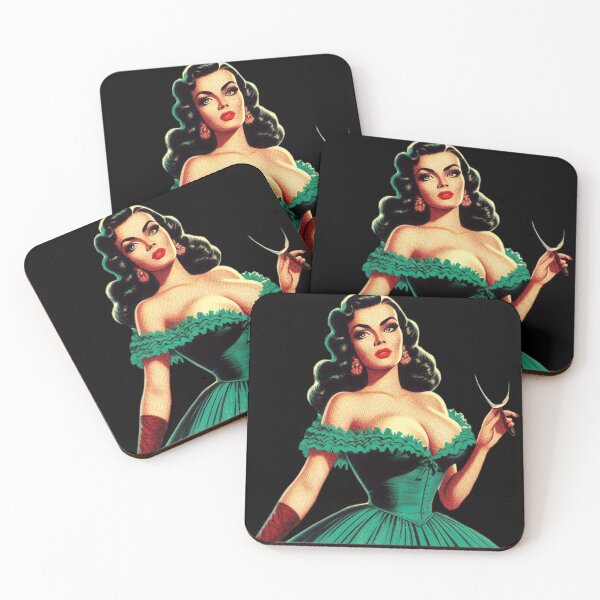Artikelvorschau, Retro süßes Pin-up entworfen und verkauft von PulpVintage.