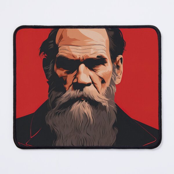 Item preview, Leo Tolstoy | Red minimalism designed and sold by ComicsFactory.