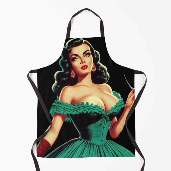 Aperçu de l'œuvre Pin-up mignonne rétro créée et vendue par PulpVintage.