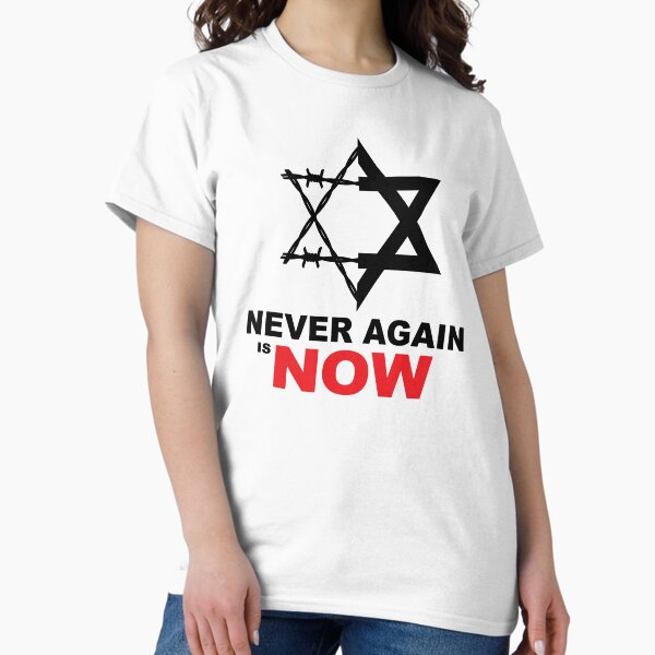 Item preview, Never Again is Now designed and sold by VeRedbubble.