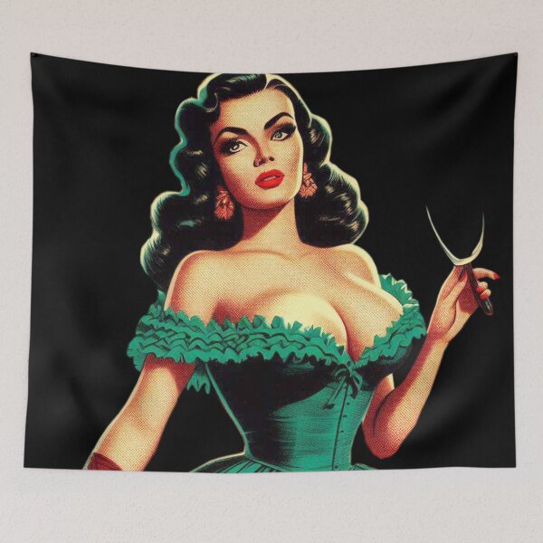 Item preview, Retro Cute Pin-up designed and sold by PulpVintage.