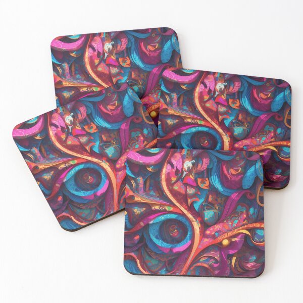 Item preview, Enchanted Whorls: A Symphony of Abstract Design designed and sold by ArtComixHaven.