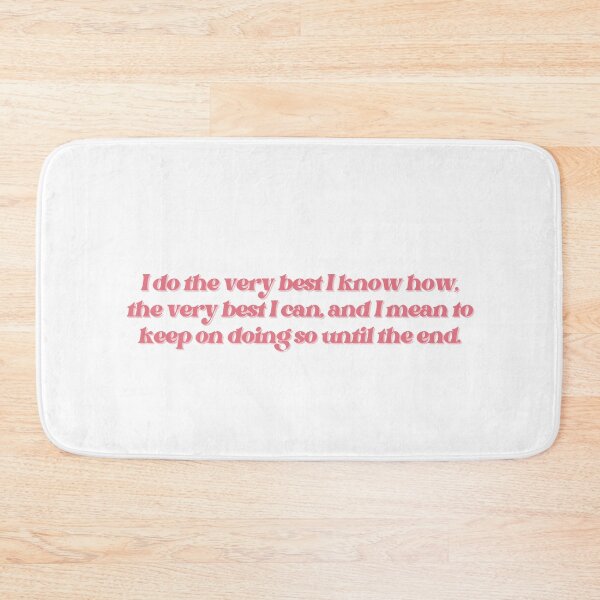 Item preview, Abraham Lincoln Giving Your Best Typography Pink Cursive designed and sold by WatermelonPink.