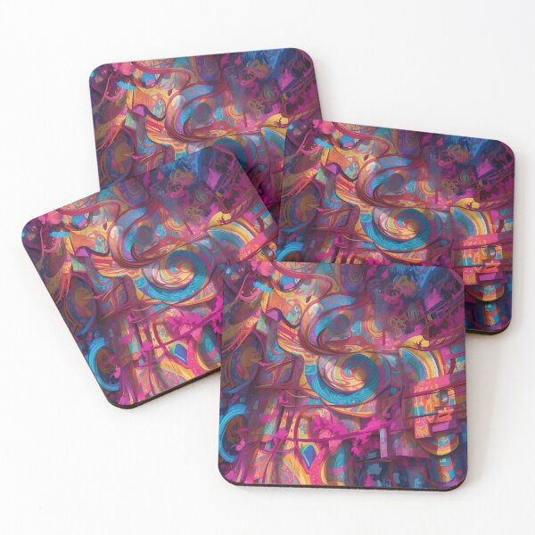 Item preview, Cosmic Carousel: Vivacious Swirls of Abstract Wonderland designed and sold by ArtComixHaven.
