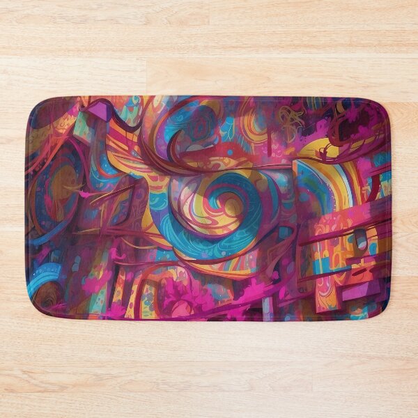Item preview, Cosmic Carousel: Vivacious Swirls of Abstract Wonderland designed and sold by ArtComixHaven.