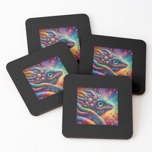 Item preview, Cosmic Lizard of the Many Eyes designed and sold by CoPriArt.