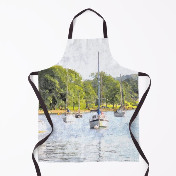 Item preview, Boats At Lake Windemere designed and sold by Trevor Harvey Art.