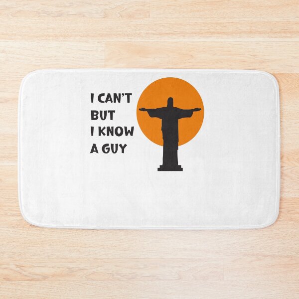 Item preview, I Can't But I Know A Guy Jesus Cross Funny Christian T-Shirt designed and sold by BlueGoldArt.