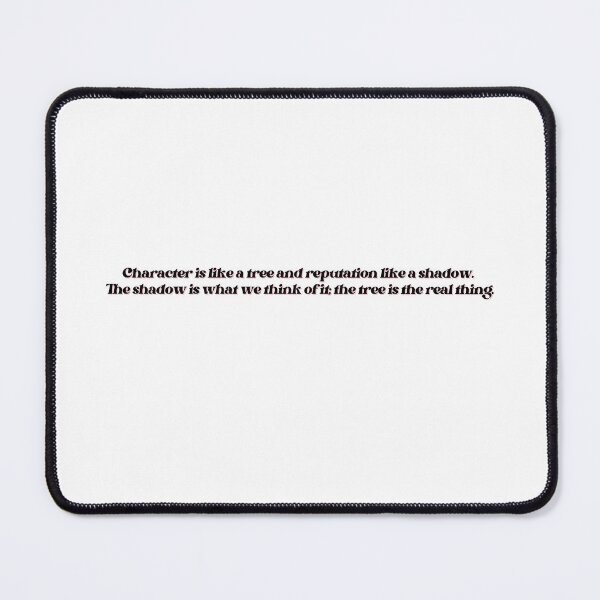Item preview, Abraham Lincoln On Character, Typography Color Cursive Black Pink designed and sold by WatermelonPink.