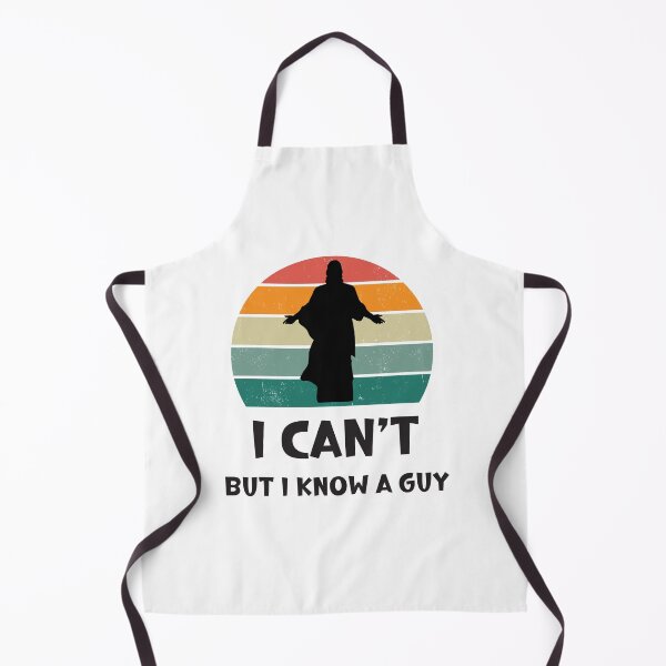 Item preview, I Can't But I Know A Guy Jesus Cross Funny Christian designed and sold by BlueGoldArt.