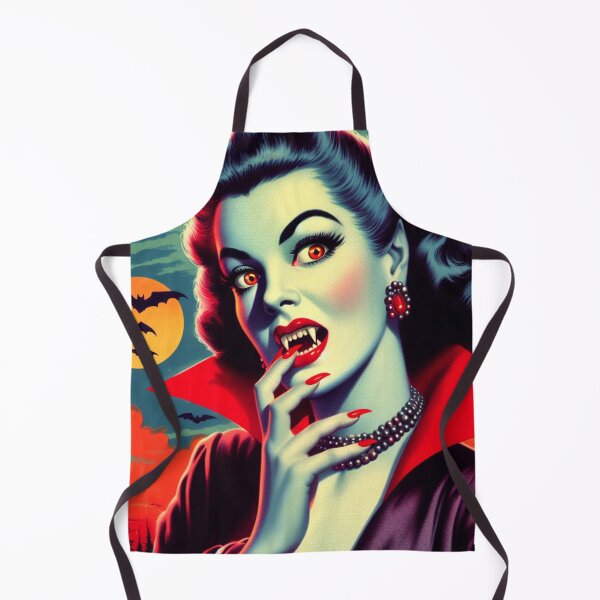 Aperçu de l'œuvre Femme vampire vintage créée et vendue par PulpVintage.