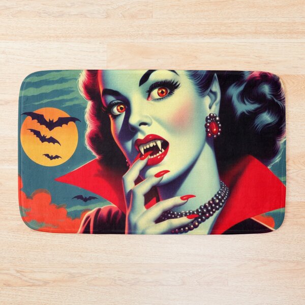 Aperçu de l'œuvre Femme vampire vintage créée et vendue par PulpVintage.