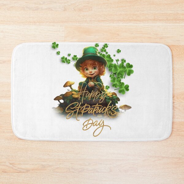 Item preview, Happy Saint Patricks Day, Leprechauns, Toad Stools & Clovers designed and sold by PomskysRus.