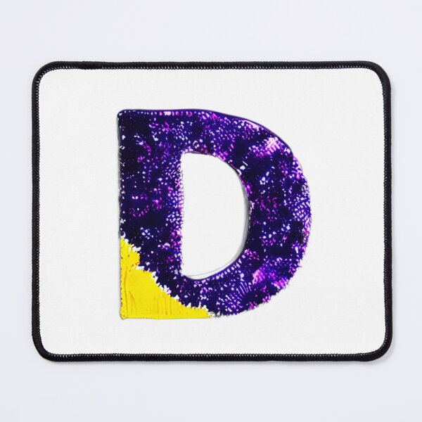 Item preview, letter D, monogram. typography collage. ABC art. gift designed and sold by Minibubb.