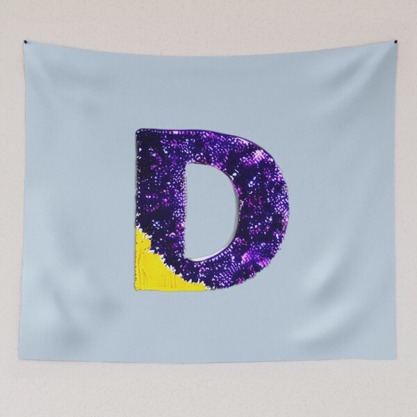 Item preview, letter D, monogram. typography collage. ABC art. gift designed and sold by Minibubb.