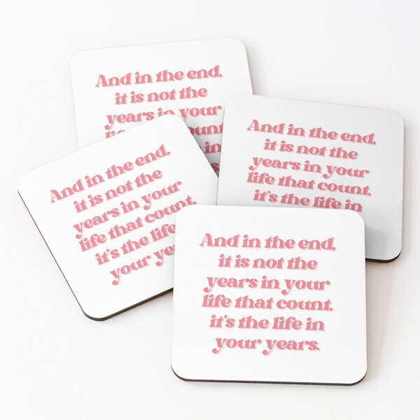 Artikelvorschau, Abraham Lincolns berühmtes Zitat Life, Pink Bold Cursive Typography entworfen und verkauft von WatermelonPink.