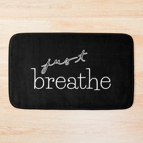 Item preview, just breathe designed and sold by UnCoverDesign.