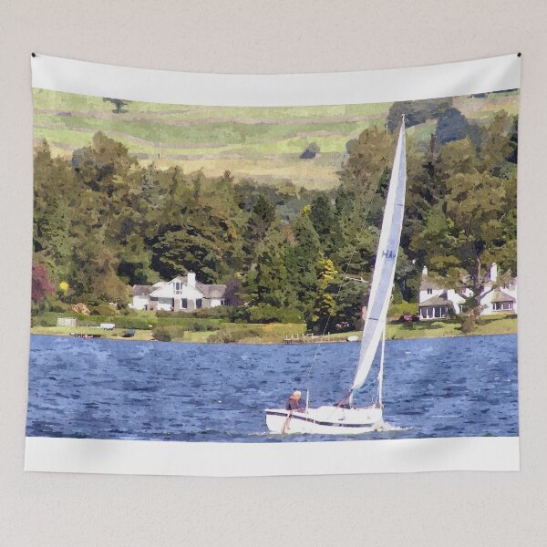Item preview, Sailing On Lake Windemere designed and sold by Trevor Harvey Art.