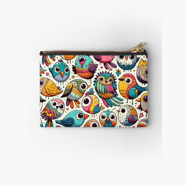 Item preview, everybirdy Avian Rhapsody: Whimsical Birds cute pattern-parrot designed and sold by toobel.