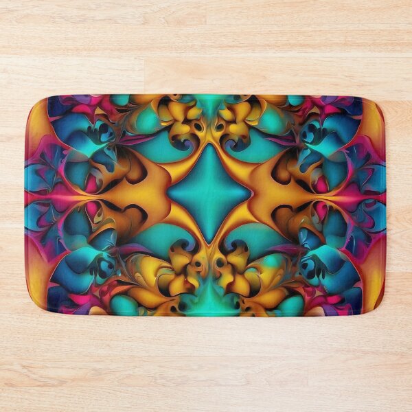 Item preview, Symmetric Spectrum Vivid Abstract Thermal Contours designed and sold by ArtComixHaven.