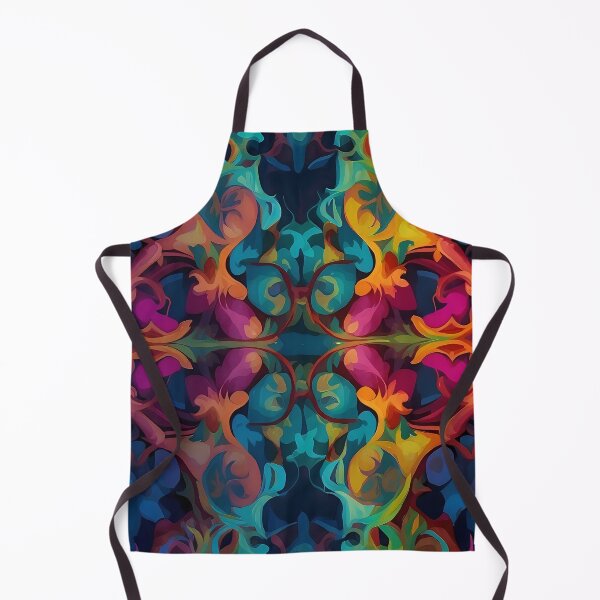 Item preview, Enigmatic Flames Mystical Dance of Chromatic Swirls designed and sold by ArtComixHaven.