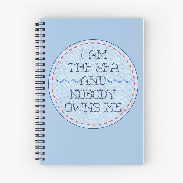 Item preview, I am the sea and nobody owns me - cross stitch designed and sold by Planetary-Disco.