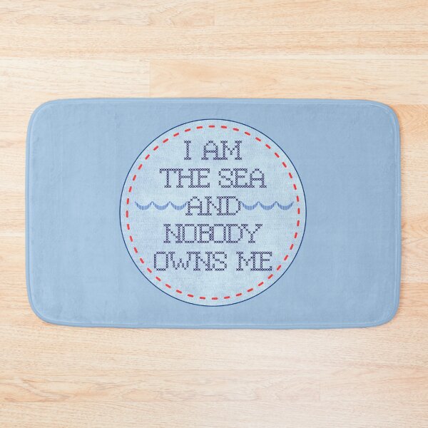 Item preview, I am the sea and nobody owns me - cross stitch designed and sold by Planetary-Disco.
