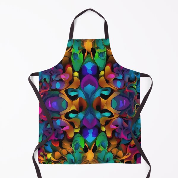 Item preview, Psychedelic Serenity Luminous Echoes of Abstract Forms designed and sold by ArtComixHaven.