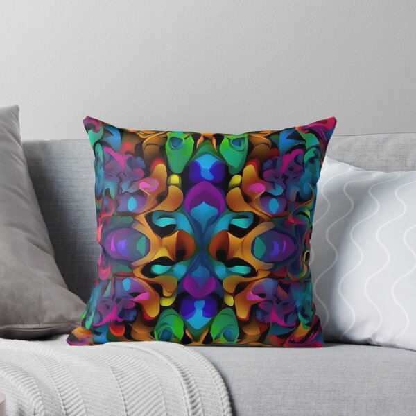 Item preview, Psychedelic Serenity Luminous Echoes of Abstract Forms designed and sold by ArtComixHaven.