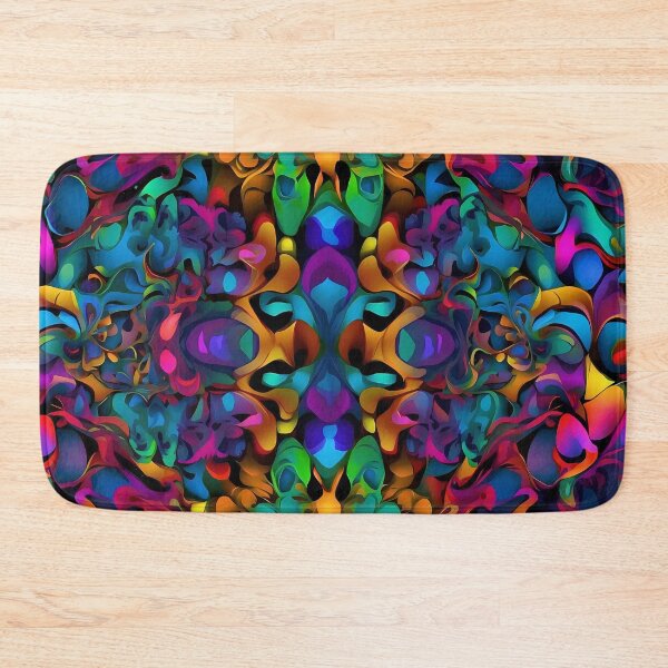 Item preview, Psychedelic Serenity Luminous Echoes of Abstract Forms designed and sold by ArtComixHaven.