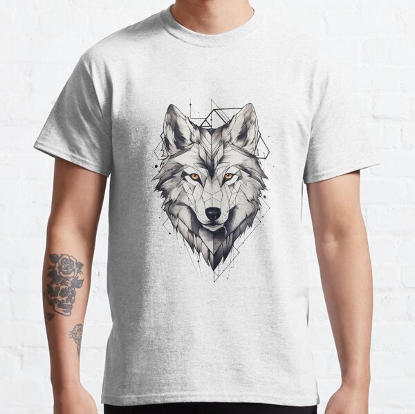 Geometric Wolf T Shirts for Sale Redbubble