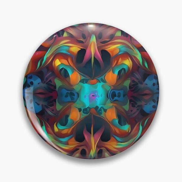 Item preview, Vibrant Mirage Symmetry in Abstract Colour Play designed and sold by ArtComixHaven.