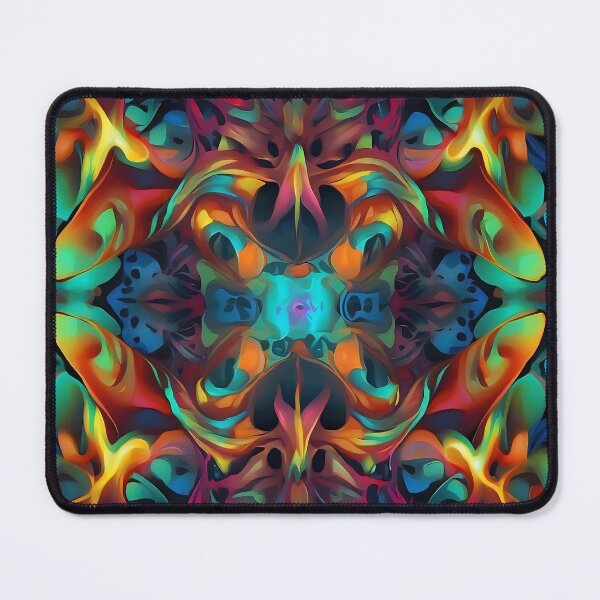 Item preview, Vibrant Mirage Symmetry in Abstract Colour Play designed and sold by ArtComixHaven.