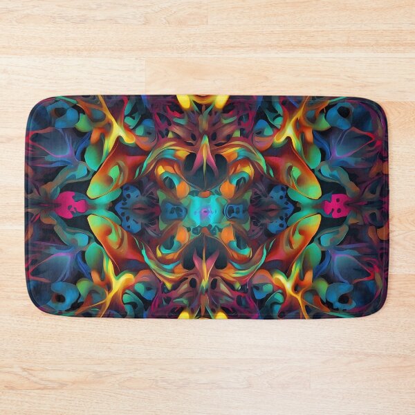 Item preview, Vibrant Mirage Symmetry in Abstract Colour Play designed and sold by ArtComixHaven.