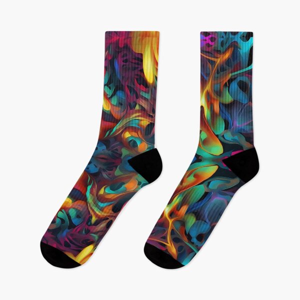 Item preview, Vibrant Mirage Symmetry in Abstract Colour Play designed and sold by ArtComixHaven.