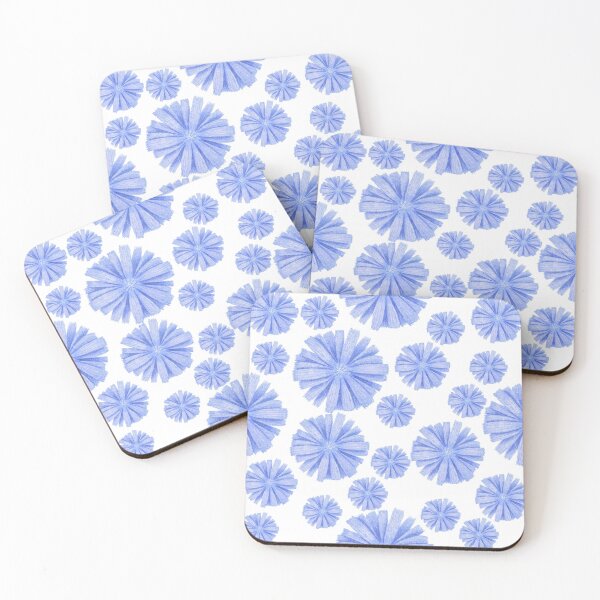 Item preview, Hand-Drawn Chicory Flowers designed and sold by Ann Brantingham -- Nature Art.