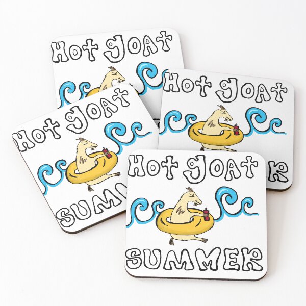 Item preview, Hot Goat Summer designed and sold by spontaneousgood.