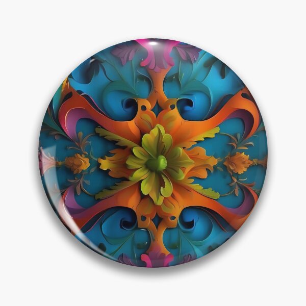 Item preview, Floral Fantasia Vivid Whorls of Botanic Artistry designed and sold by ArtComixHaven.