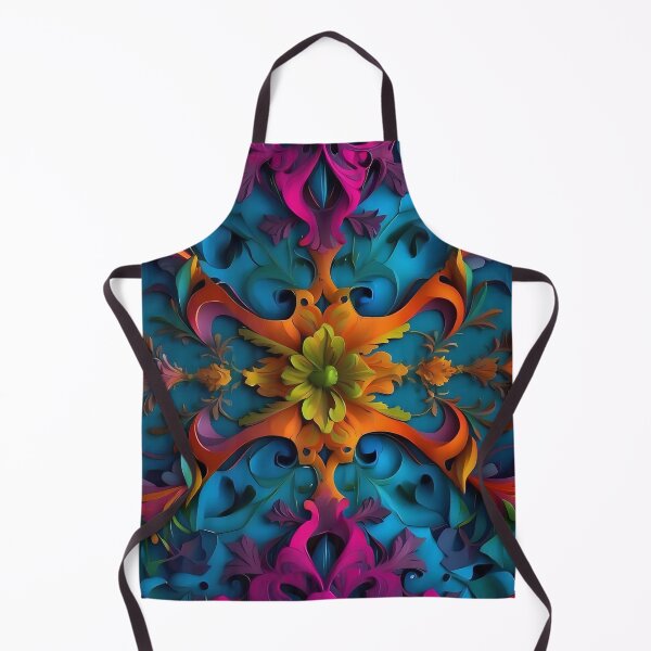 Item preview, Floral Fantasia Vivid Whorls of Botanic Artistry designed and sold by ArtComixHaven.