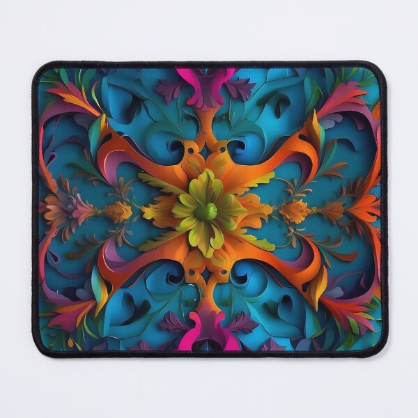 Item preview, Floral Fantasia Vivid Whorls of Botanic Artistry designed and sold by ArtComixHaven.